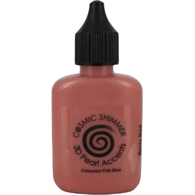 Cosmic Shimmer Tekuté perly 3D (30 ml) Berry Red