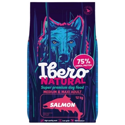 Ibero Natural dog Adult Salmon Medium & Large 12 kg