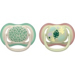 Philips Залъгалки Philips Avent - Ultra Air, 6-18 м, с кутийка, 2 броя, неутрални, листа (SCF087/17) - ozone