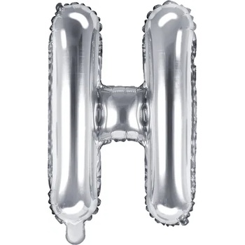 Image 1 of PartyDeco Балон от фолио Mini - Буква Н 35см сребърен