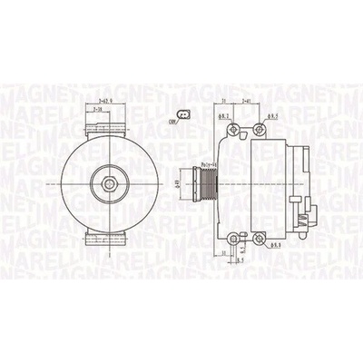 Generátor MAGNETI MARELLI 063731774010