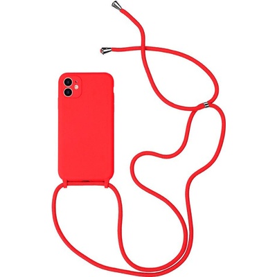 Pouzdro Strap silikonové Apple iPhone 7 Plus/8 Plus Červené