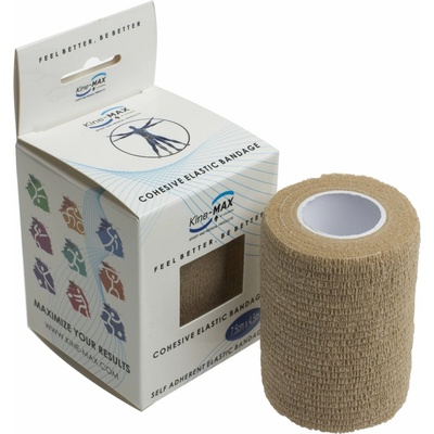 KinesioMAX Cohesive elastické samofixační tělové 7,5 cm x 4,5 m