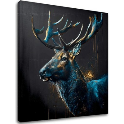 Dekorativní obraz na plátně - PREMIUM ART - Peaceful Forest Guardian - 80x80 cm