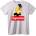 NOONEBRAND Тениска Supreme Лиза Симпсън - 2XL, White