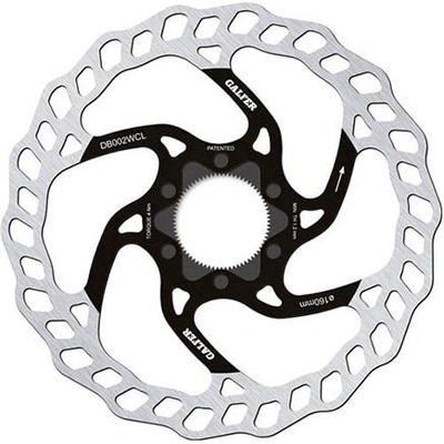 Galfer Kotúč Galfer DB002WCL Fixed Wave 160 mm brzdový CenterLock strieborno-čierna DB002WCL