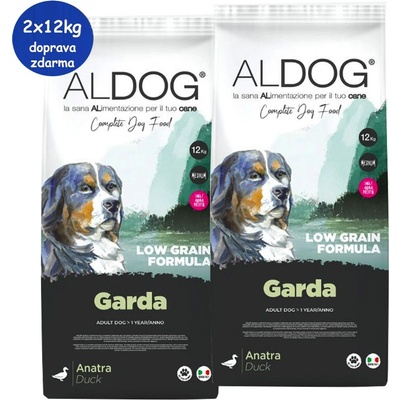 Aldog Adult Medium & Large Garda Duck & Rice 2 x 12 kg