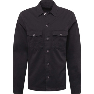 AllSaints Риза черно, размер XXL