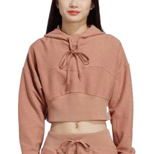 Adidas Sportswear Lounge Terry Loop Hoodie Brown