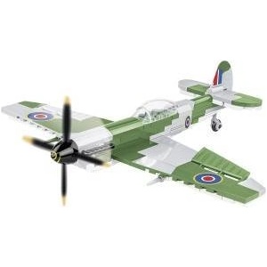 Vincobiosis COBI 5865 Historical Collection WWII Spitfire Mk. XVI Bubbletop - British Mysliwski aircraft 152 blocks