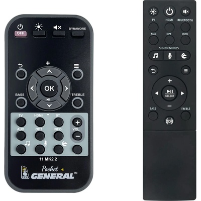 GENERAL TEUFEL Cinebar 11 MK2 20 RC - дистанционно управление дубликат (Cinebar 11 MK2 20 RC)