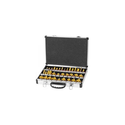 Strend Pro 212556 Sada fréz do hornej frézy GT453, 35 dielna, v kufri, do dreva, 8 mm