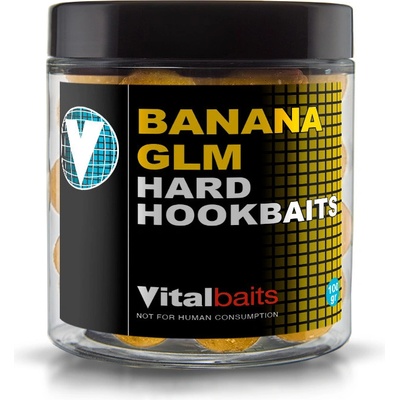 Vitalbaits Boilies Hard Hook Bait Banana GLM 100g 14mm