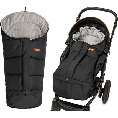 Sensillo Zimní COMBI polar 3v1 černý šedý