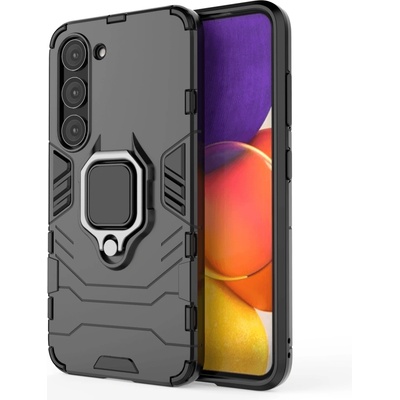 HQWear Кейс HQWear Ring Armor Case за Samsung Galaxy S23, черен (9145576272206)