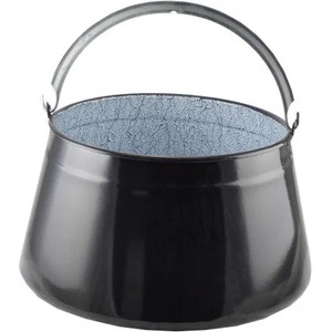 BAZÁR Казан емайлиран за риба 40L 40cm - вдлъбнатини, повреден емайл X01044