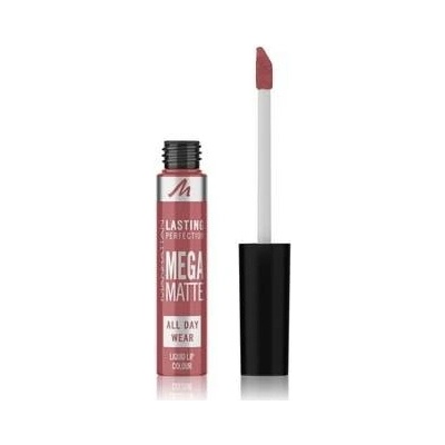 Manhattan Lasting Perfection Mega Matte Liquid LipMake-up tekutá rtěnka hnědá 7 ml