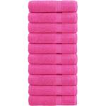vidaXL Премиум кърпи за ръце SOLUND 10 бр розови 50x100 см 600 gsm (137523)