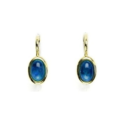 Čištín zlaté přírodní safír žluté zlato NK 1353