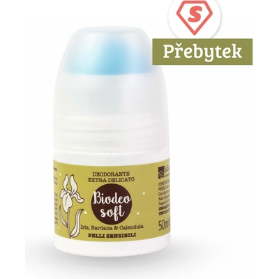 laSaponaria Bio deo Soft roll-on kosatec, lopuch, měsíček 50 ml