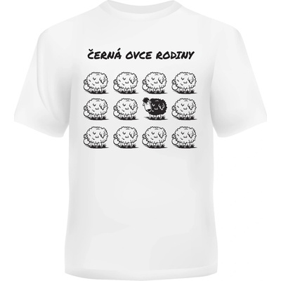 Albi pánské tričko černá ovce rodiny