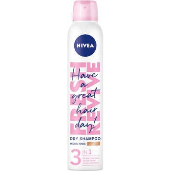 Nivea Fresh Revive Dry suchý šampón pre svetlejší tón vlasov 200 ml