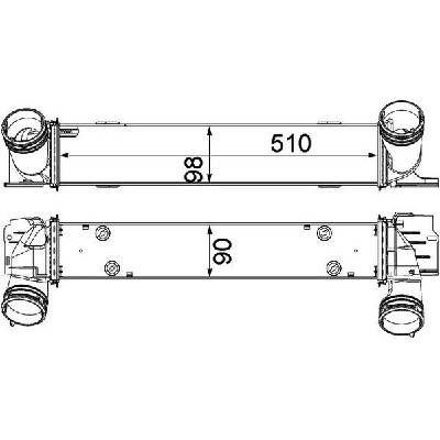 Chladič turba MAHLE CI 146 000P (CI146000P)