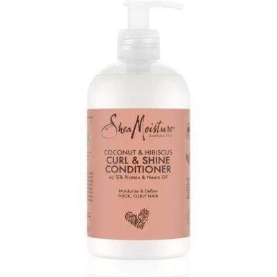 Shea Moisture Coconut & Hibiscus Curl & Shine балсам за чуплива и къдрава коса 384ml