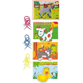 Woodyland Кутия за шиене - Животни