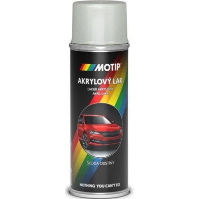 Motip Škoda akrylový autolak 1052 šedobílá favorit 150 ml