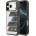 BMW Калъф BMW M IML Metal Buttons Tricolor Lines MagSafe за iPhone 17 Pro Max - сив (3666339487591)