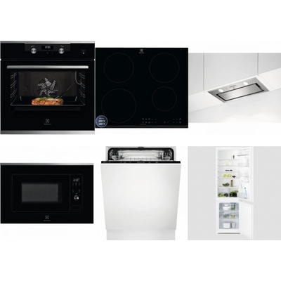 Set Electrolux KODEC75X2 + LIR60433B + LFG716X + LMS2203EMX + EEA27200L + LNT3LF18S