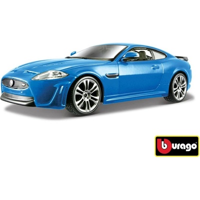 Bburago Jaguár XKR S Metallic modrá 1:24