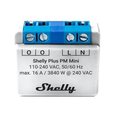 Shelly Микромодул Smart монофазен мерител 1х 16A Shelly Plus PM Mini - 265673 (SHELLY PLUS PM MINI)
