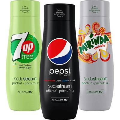 Sodastream SST x Pepsi bez cukru 3 x 440 ml
