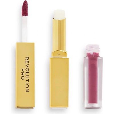 Revolution PRO Supreme Stay 24h Lip Duo ultra matný tekutý rúž s balzamom Thirst 2,5 g