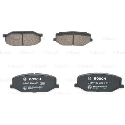 BOSCH Sada brzdových platničiek kotúčovej brzdy 0986460935
