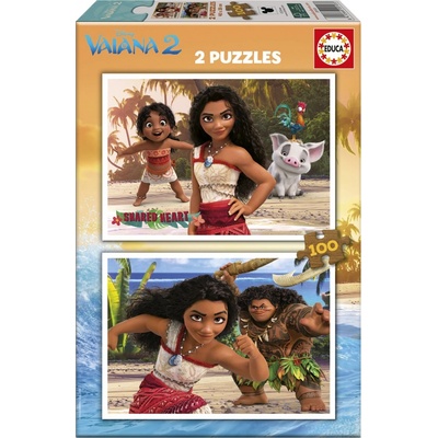 Educa Disney Vaiana 2 x 100 dílků