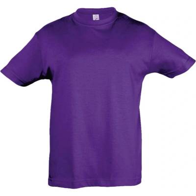 SOL's Collection Tričko Regent Kids, dětské, krátký rukáv COT251970a6086-dark purple 8 roků Purpurová tmavá