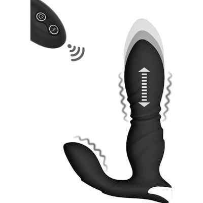 BASIC X Will stimulátor prostaty na dálkové ovládání černý