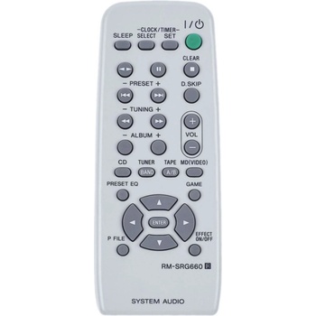 съвместим SONY RM-SRG660 - съвместимо дистанционно управление на марката General (RM-SRG660)