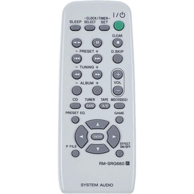 съвместим SONY RM-SRG660 - съвместимо дистанционно управление на марката General (RM-SRG660)