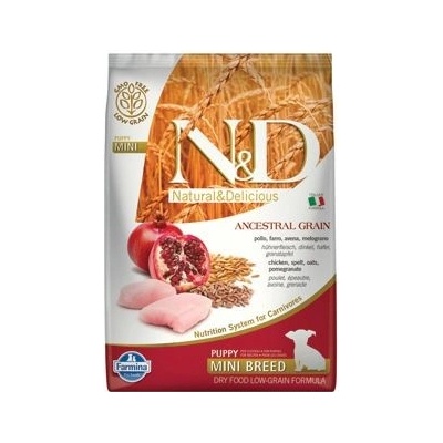 N&D Ancestral Grain Puppy Mini Chicken & Pomegranate 2 x 7 kg