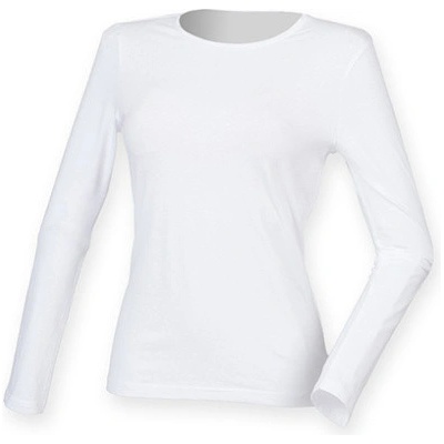 Sf Dámske tričko s dlhým rukávom SK124 White