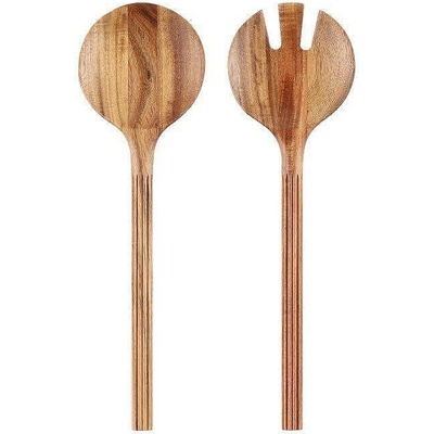 Maku (Финландия) Прибори за салата от акация maku оребрени - 30 см (tb maku 650038)