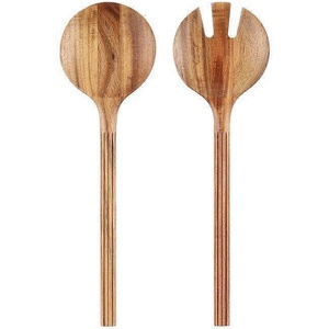 Maku (Финландия) Прибори за салата от акация maku оребрени - 30 см (tb maku 650038)