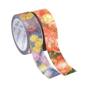 Paperblanks Monet's Chrysanthemums/Renoir, Letter to Morisot (1892) Washi Tape Mixed Pack | Paperblanks