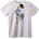 NOONEBRAND Тениска Тичам с кучето си - 2XL, White