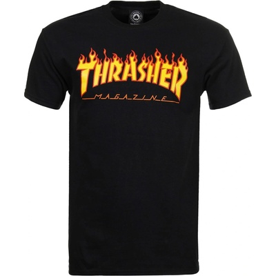 Thrasher Flame Logo black