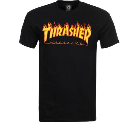 Thrasher Flame Logo black